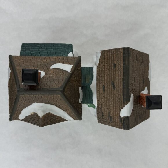 Santas Workbench Cornerstone Cobbler Haberdashery Lighted Porcelain Christmas - Picture 6 of 16